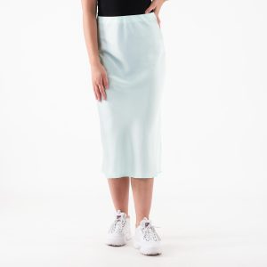 Pure friday - Purbandra satin skirt - Nederdele - Grøn - XL