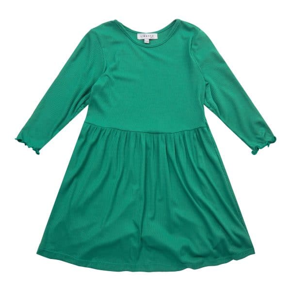 Liberté - Natalia KIDS Dress LS - Green