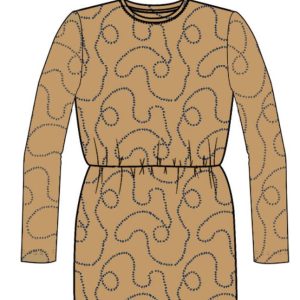Soft Gallery - Delina Shellystring Dress LS - Taffy