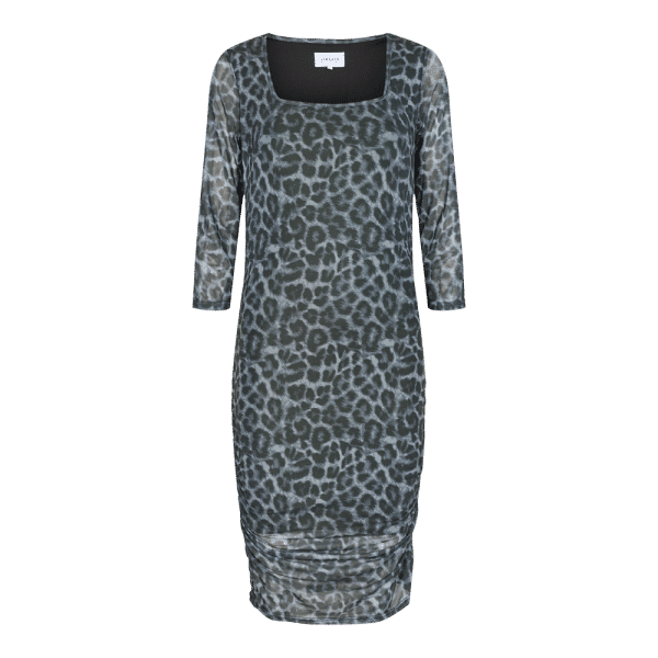Liberté - Mesh Slim Dress - Furry Grey Leo