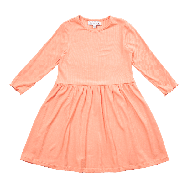 Liberté - Natalia KIDS Dress LS - Peach