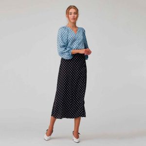 A-view - Anja blouse - Bluser og skjorter til kvinder - Blå - 38