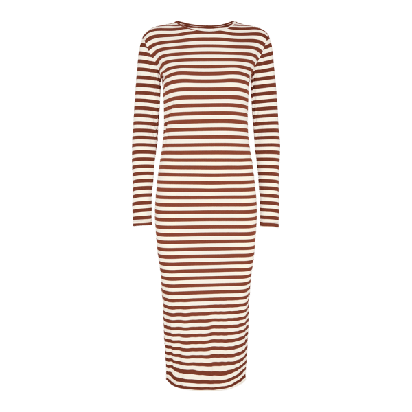 Liberté - Natalia Dress LS - Choco Creme Stripe