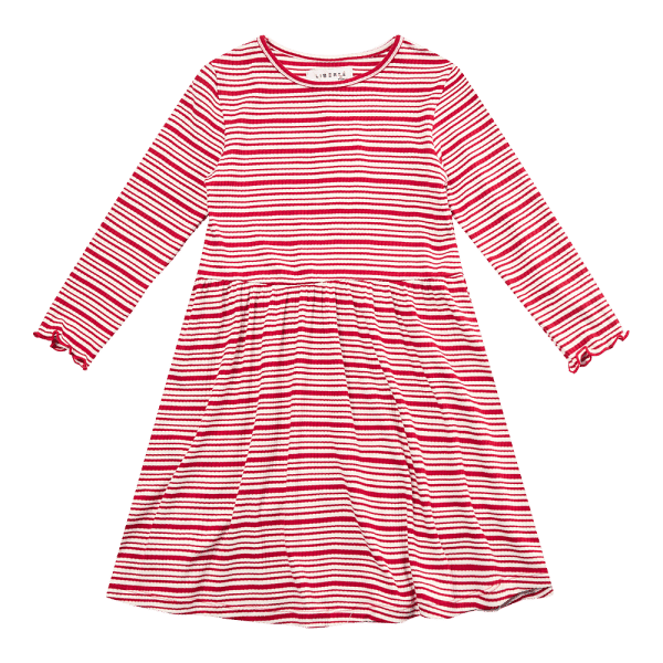 Liberté - Natalia KIDS Dress LS, 21069 - Red White Stripe