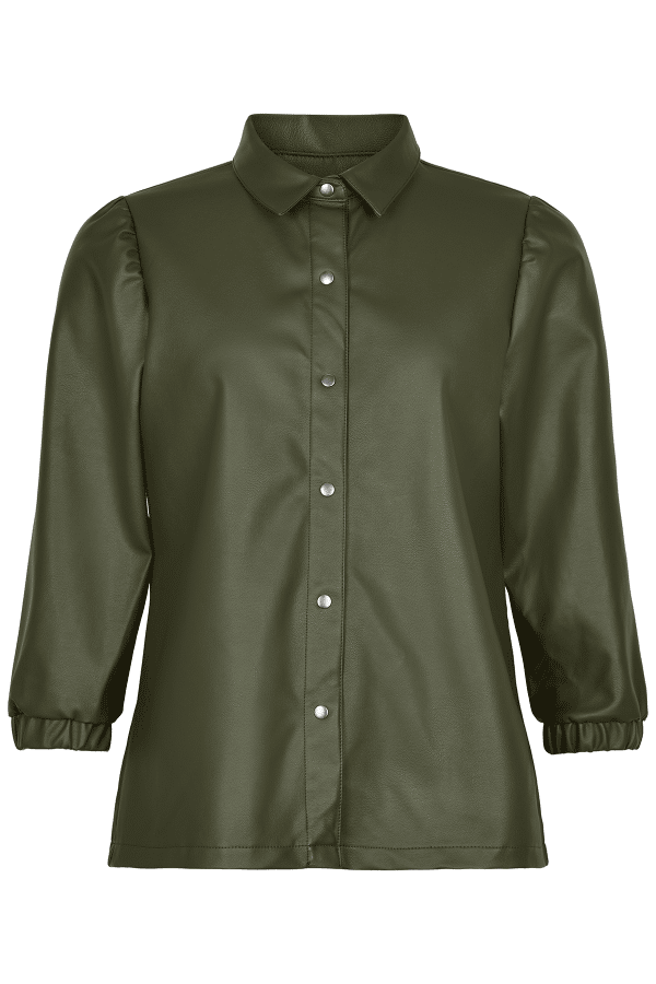 Nümph Nubelen Skjorte, Farve: Grøn, Størrelse: 38, Dame