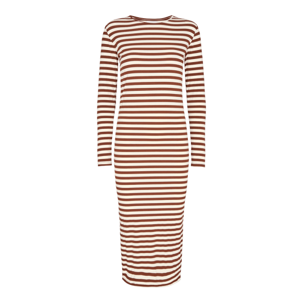 Liberté - Natalia Dress LS - Choco Creme Stripe