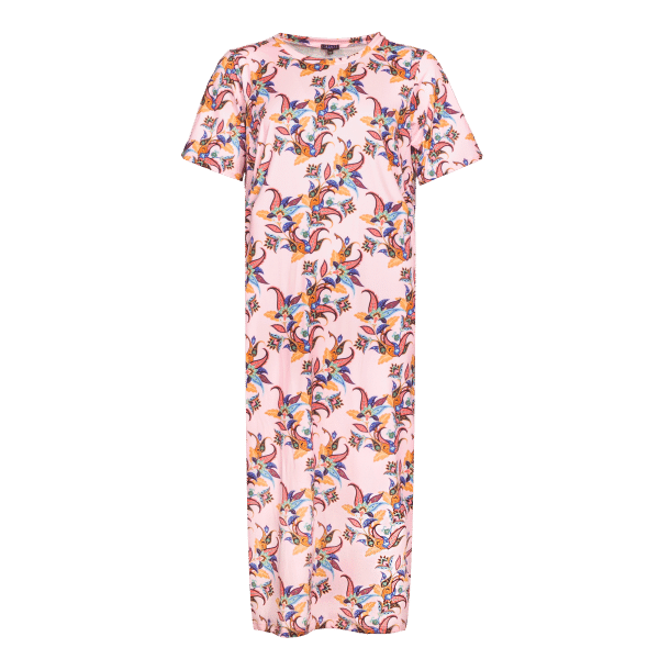 Liberté - Alma T-shirt Dress SS, 9562 - Rosa Multicolor Paisley - S/M