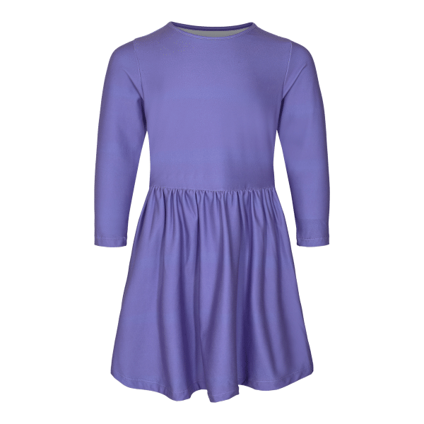 Liberté - Babydoll KIDS Dress LS, Alma - Purple - 98/104