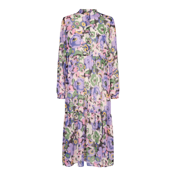 Liberté - Maggie LS Dress, 9929 - Lavender Blurry Flower - M