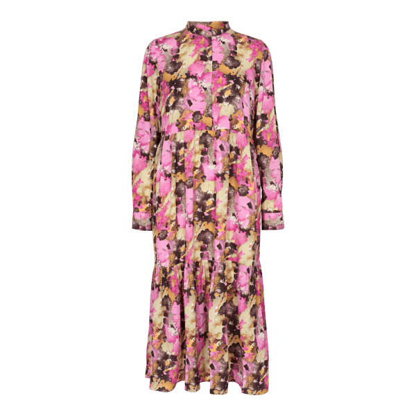 Liberté - Maggie LS Dress - Pink Choco Print - L