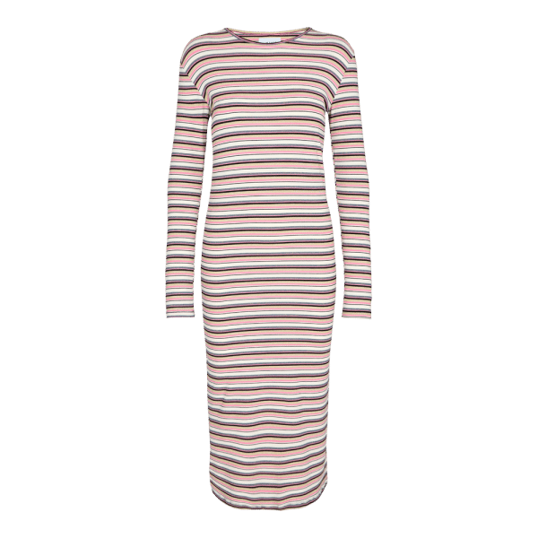 Liberté - Natalia LS Dress, 21162 - Pink Gold Lurex Stripe - L