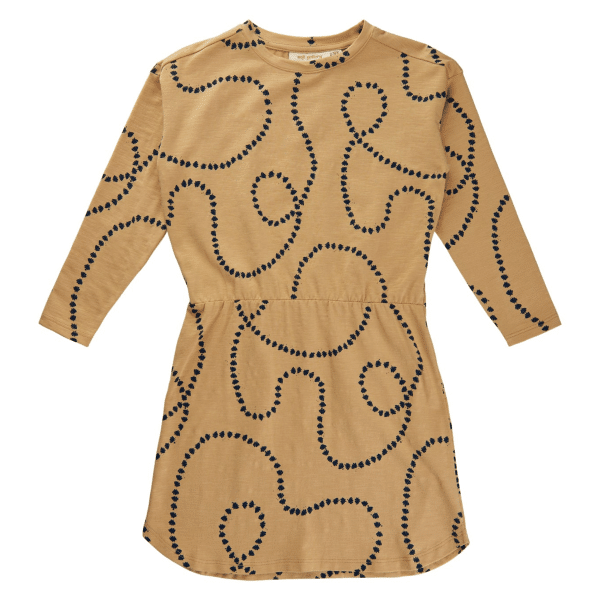 Soft Gallery - Delina Shellystring Dress LS - Taffy - 3 år / 98 cm