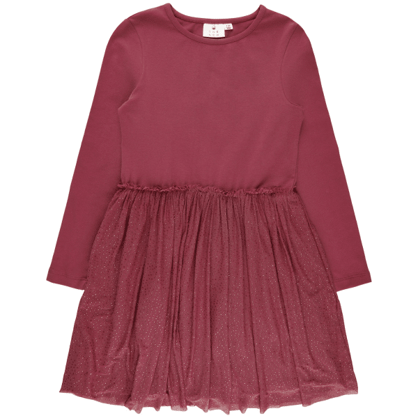 THE NEW - Daria LS Dress (TN4659) - Marron - 5/6 år (110-116 cm)