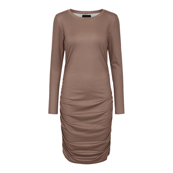 Liberté - Alma Long Dress LS, 9506 - Fossil - L/XL