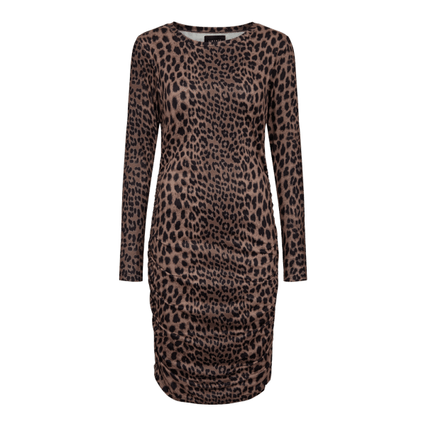 Liberté - Alma Long Dress LS, 9506 - Leo Fossil - L/XL