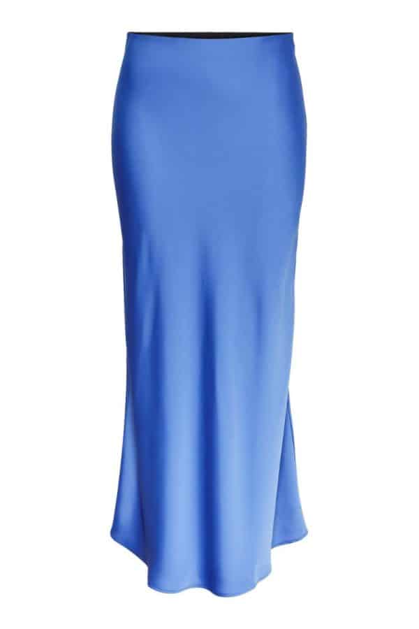 Y.A.S - Nederdel - YAS Pella HW Maxi Skirt - Amparo Blue