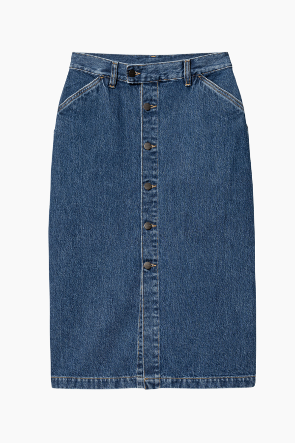 W' Colby Skirt - Blue (Stone Washed) - Carhartt WIP - Blå M