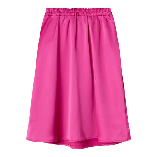 NAME IT Satin Nederdel Katin Raspberry Rose