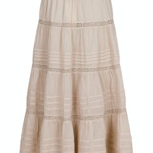 Neo Noir - Nederdel - Felicia S Voile Skirt - Sand