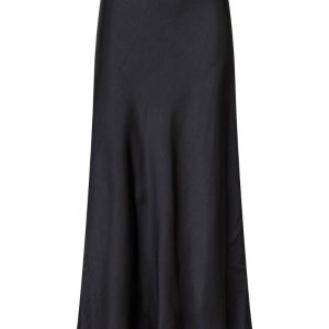 Neo Noir - Nederdel - Vicky Heavy Sateen Skirt - Black