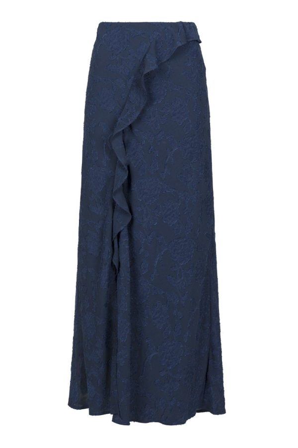 Neo Noir - Nederdel - Vinza Burnout Skirt - Navy