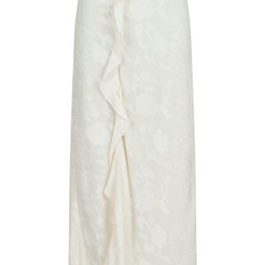 Neo Noir - Nederdel Vinza Burnout Skirt - Off White