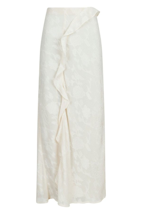 Neo Noir - Nederdel Vinza Burnout Skirt - Off White