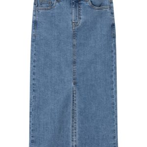 NAME IT Lang Denim Nederdel Kylie Medium Blue