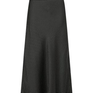 Neo Noir - Nederdel - Lola Dot Long Skirt - Black