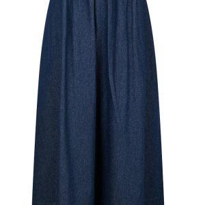 Neo Noir - Nederdel - Yara Denim Long Skirt - Dark Blue