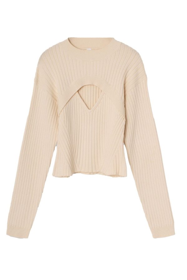 Résumé - Strik - VivianRS Knit Blouse - Creme