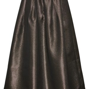 Y.A.S - Nederdel - Yasgosh Hw Midi Skirt - Gold Colour