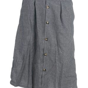 Grunt nederdel, Hilda, navy - 176 - XL / 16år