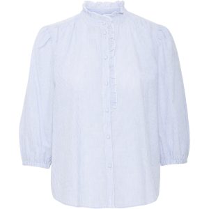 B.YOUNG DAME BLUSE BYIMOGEN - Silver Lake Blue Mix