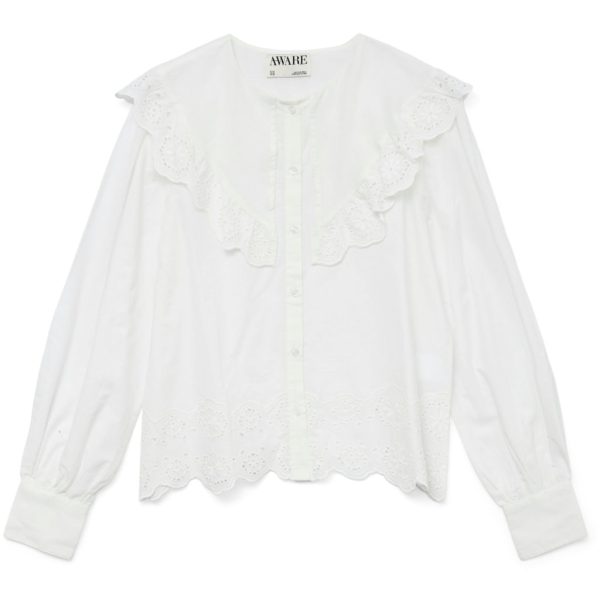 VERO MODA dame skjorte VMPAISLEY - Snow white