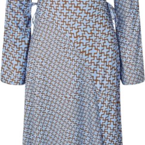 2245 Dry Jersey, Long Sleeve Wrap Tie Dress