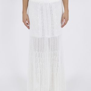 Lyric Crochet Knit Skirt