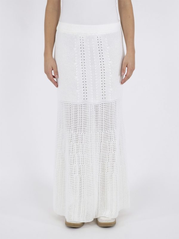 Lyric Crochet Knit Skirt