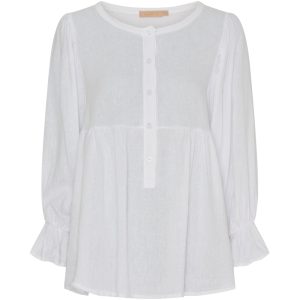 Marta Du Chateau dame bluse MdcCoco 6137 - White