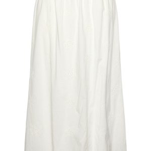 Pieces - Nederdel - PC Killi Hw Long Skirt - Cloud Dancer