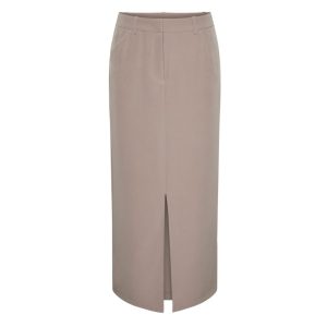 Pieces dame nederdel PCBOSSY - Silver Mink