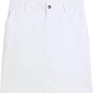 Puma Jan Skirt 20" Dame Nederdel - White Glow - Str. L / Lang