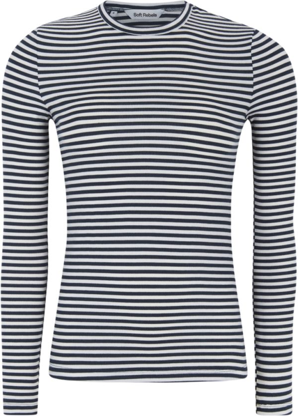 Srfenja Stripe Oneck Top
