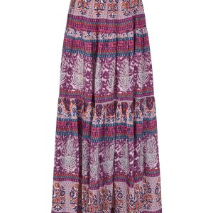 Sunset nederdel - Flower print