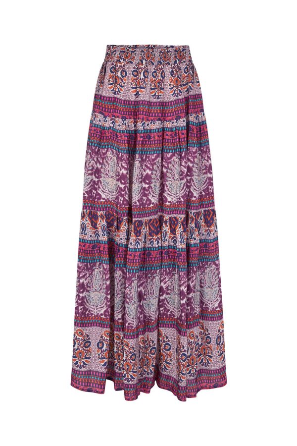 Sunset nederdel - Flower print