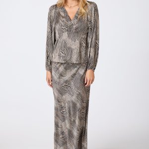 Vicky Floating Wave nederdel - Dark Sand