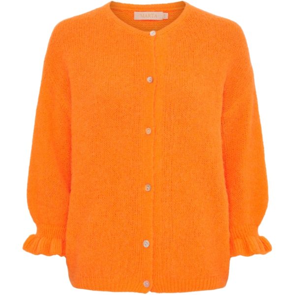 Marta du Chateau dame strik MdcJuliana 2413 - Orange Fluo