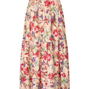 Sunset Maxi nederdel - Flower print