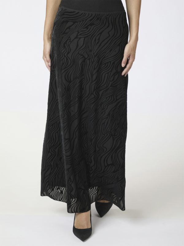 Vicky Zebra Burnout Skirt