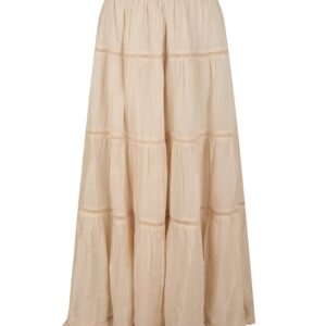 Miranda Voile nederdel - sand